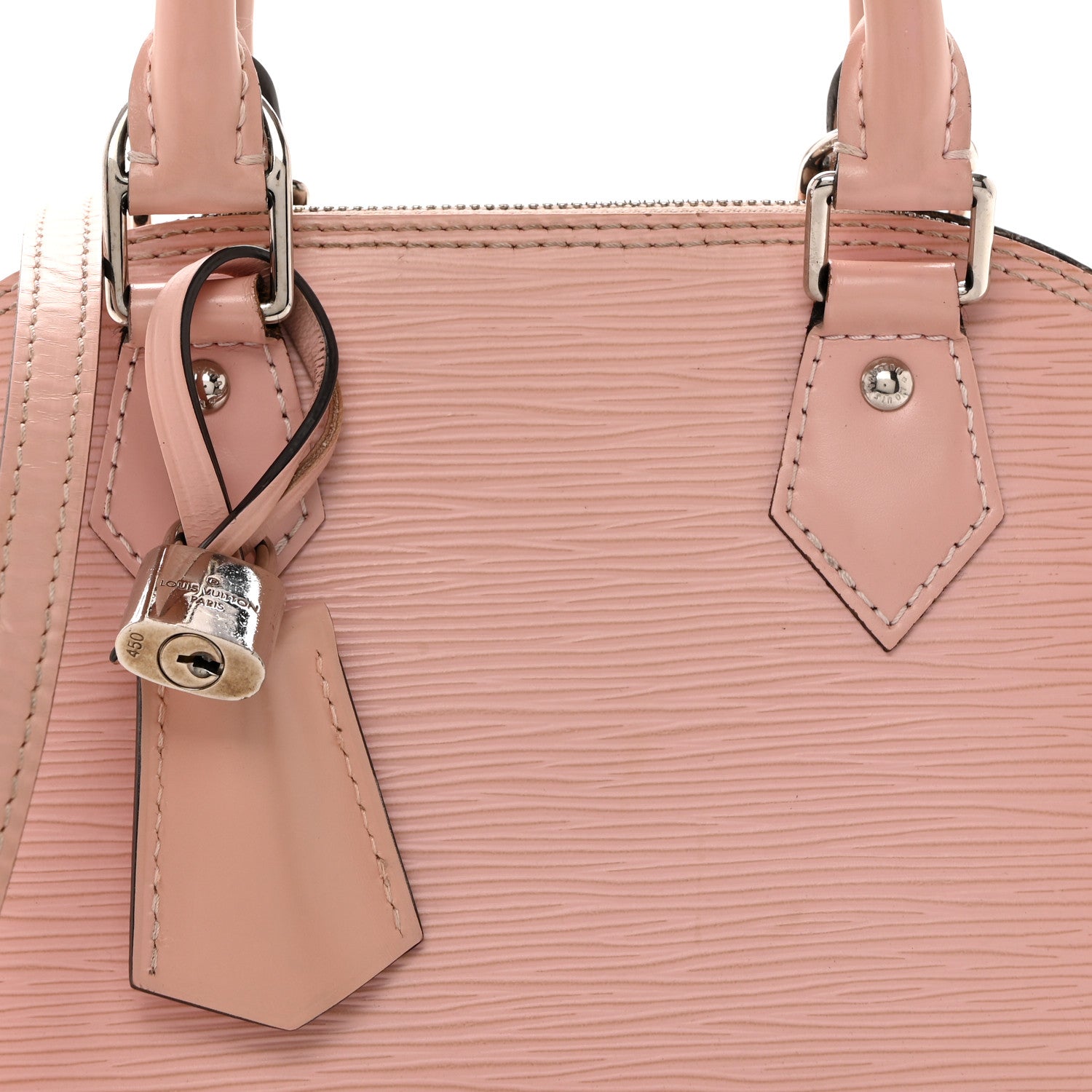 Louis Vuitton Epi Alma BB Rose Ballerine 8 of 10