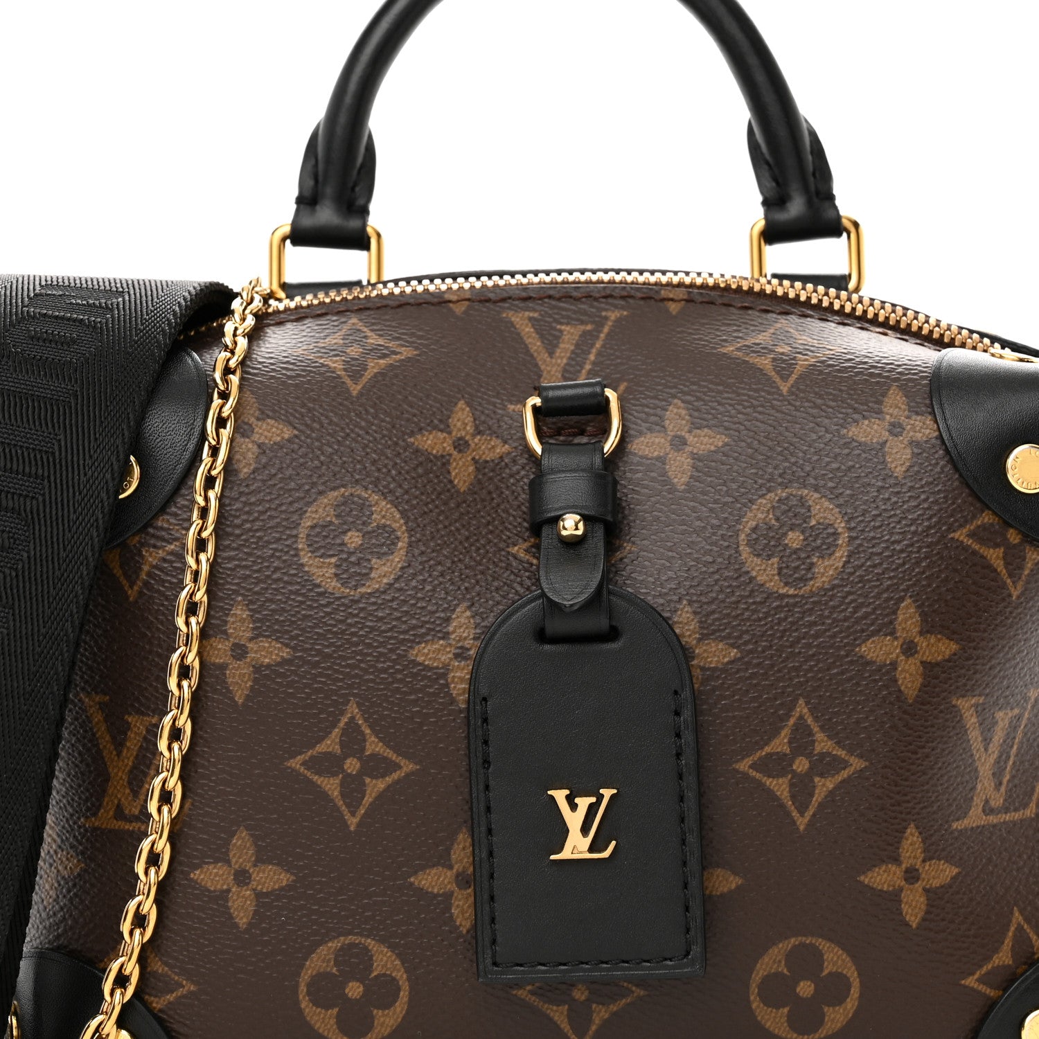 Louis Vuitton Monogram Petite Malle Souple Black 7 of 10