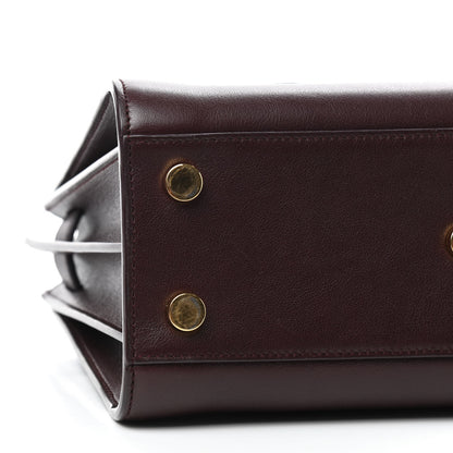 Saint Laurent Calfskin Nano Sac De Jour Dark Amaranto 6 of 11