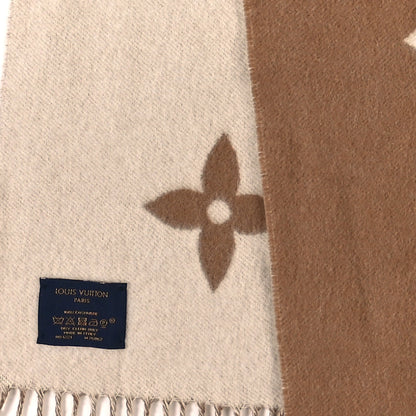 Louis Vuitton Cashmere Monogram Reykjavik Scarf Sable 3 of 3