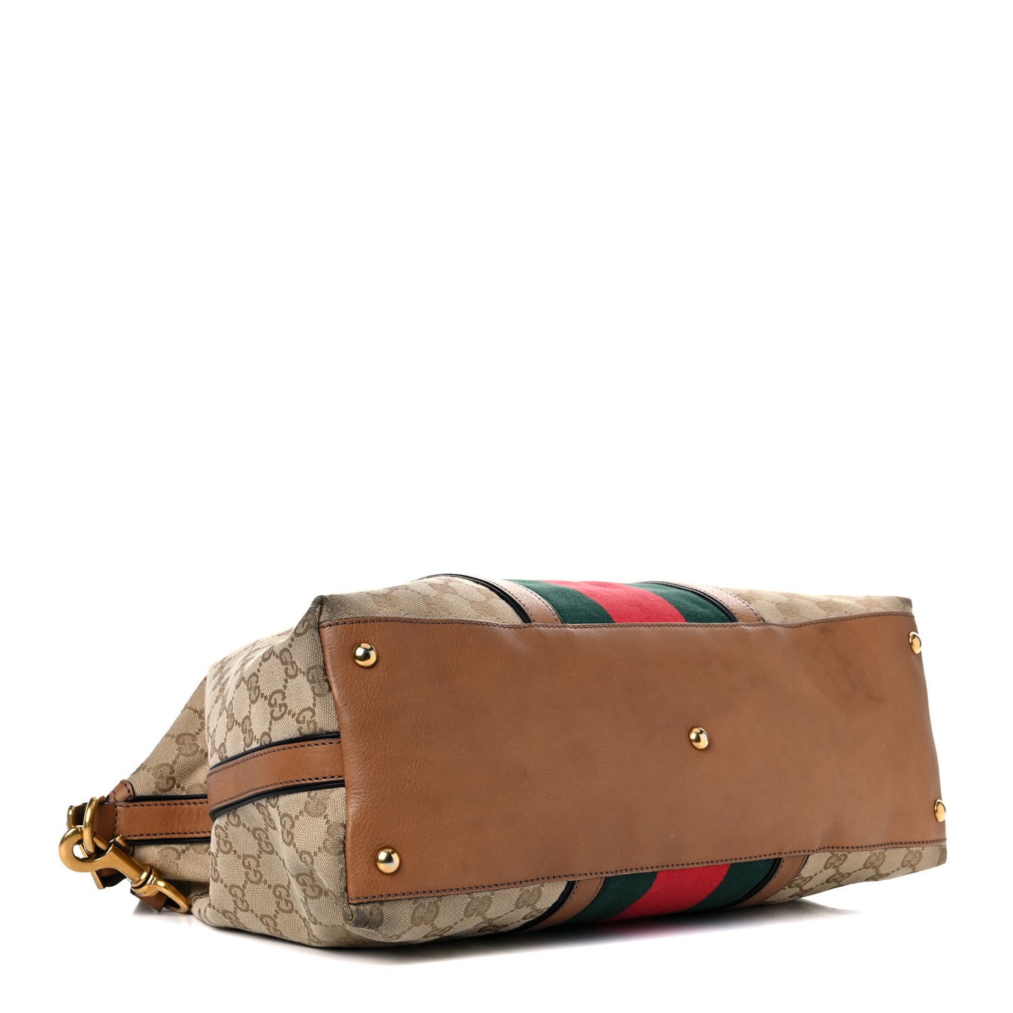 Monogram Web Medium Rania Top Handle Bag Sand