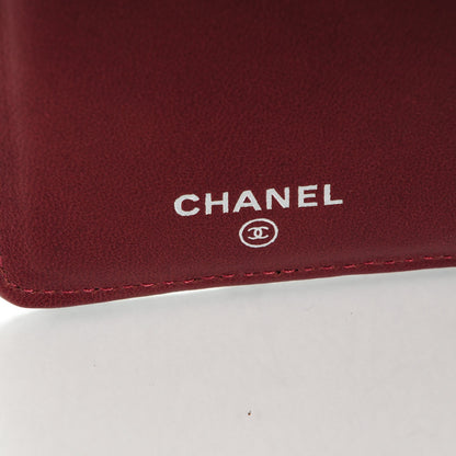 Chanel Lambskin Quilted Yen Wallet Black 6 of 8