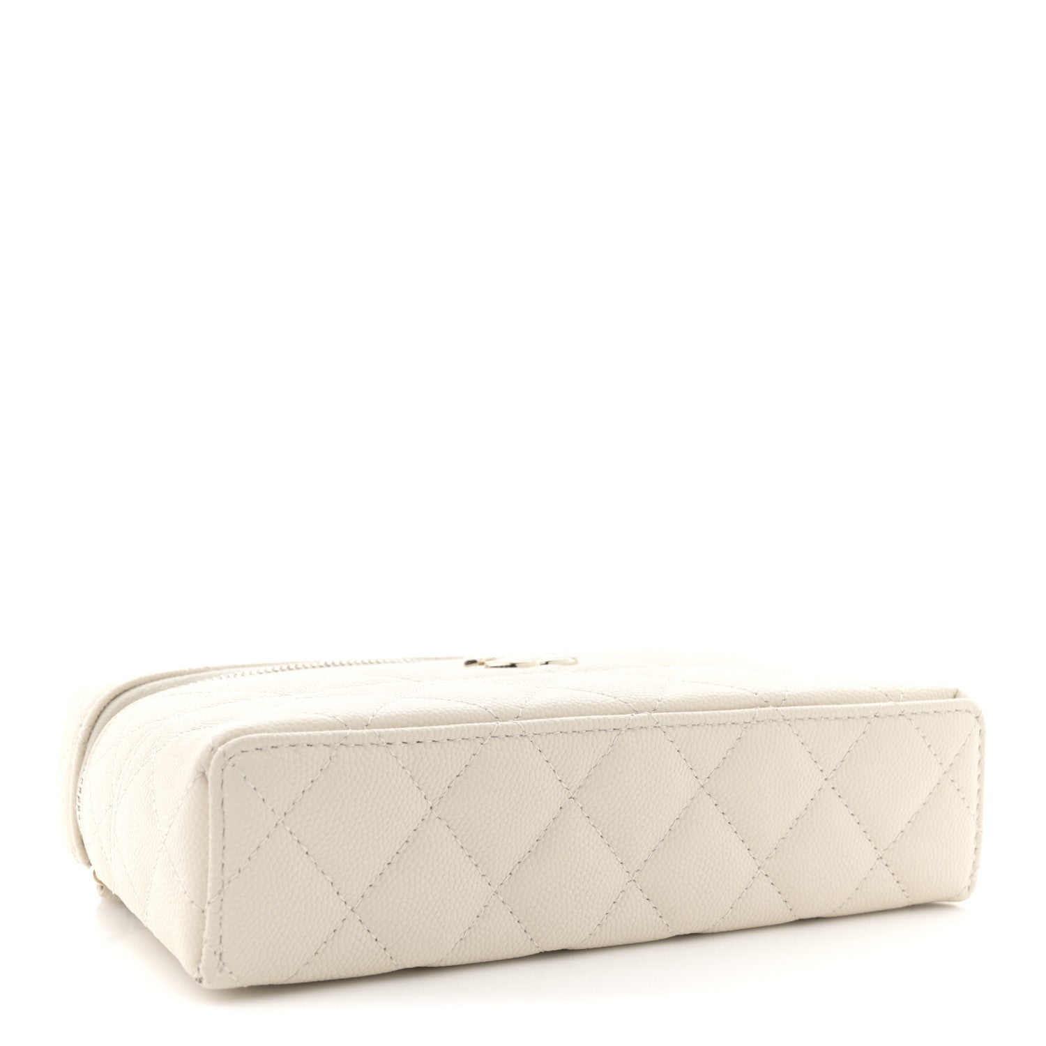 Chanel Caviar Quilted Trendy Handle Slim Vanity Ecru 4 of 11