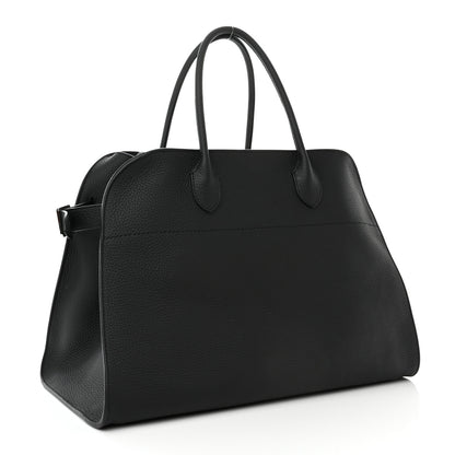 The Row Matte Grained Calfskin Soft Margaux 15 Black 3 of 9