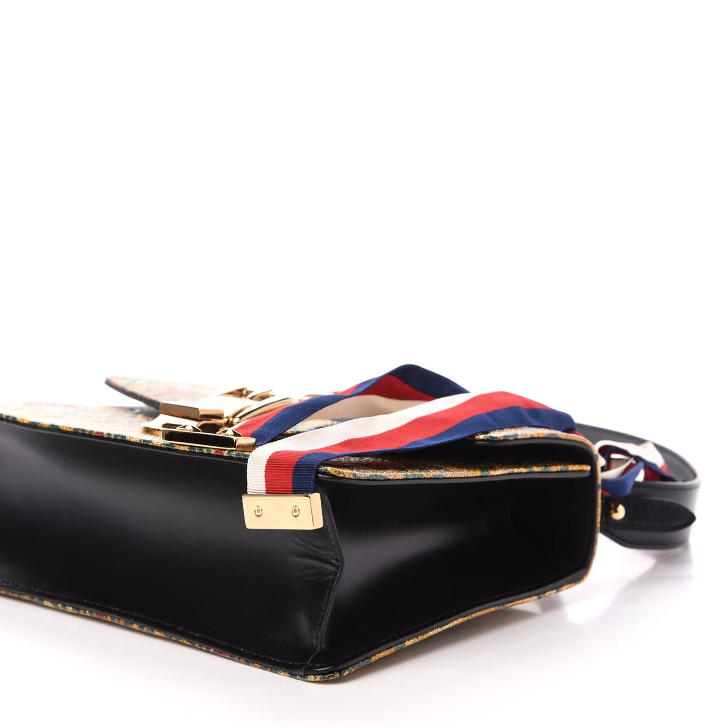 Iridescent Brocade Small Sylvie Shoulder Bag Gold