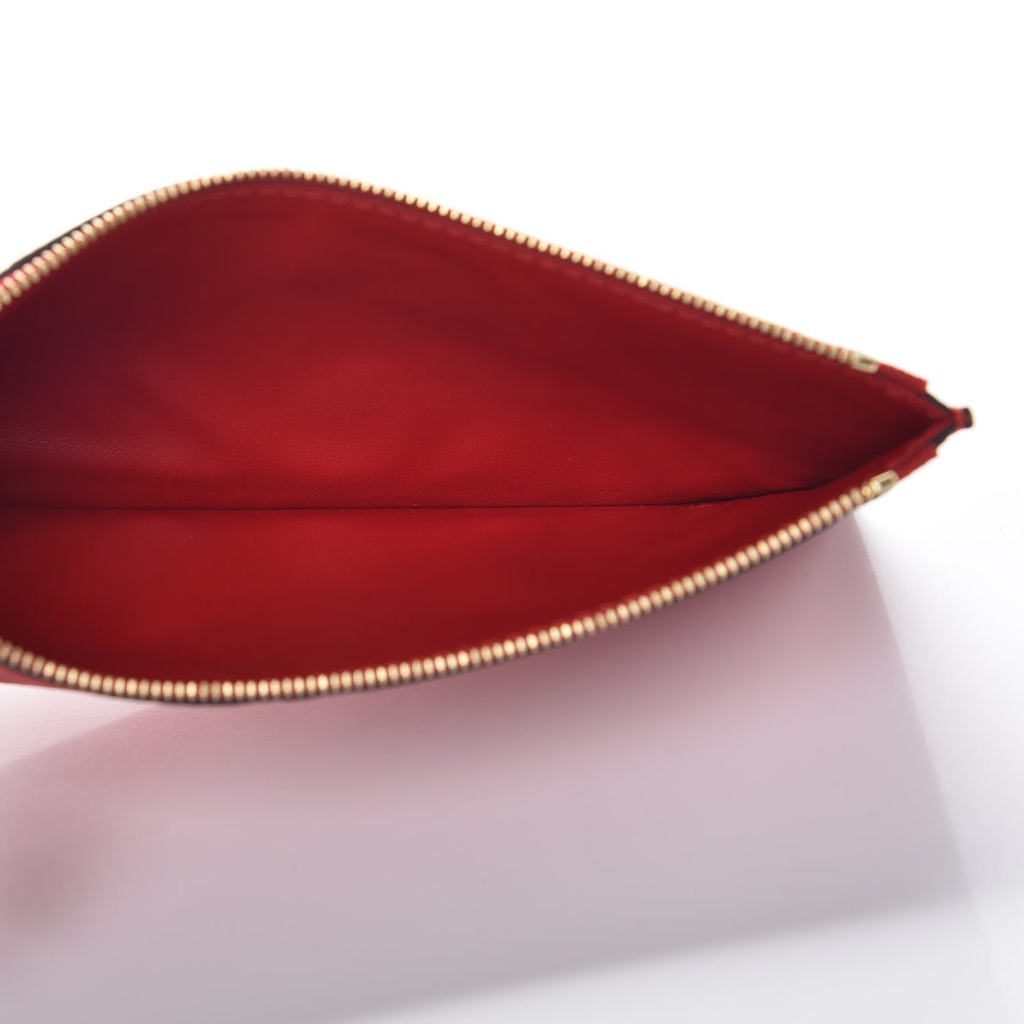 Empreinte Felicie Chain Wallet Zippered Insert Cherry