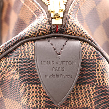 Louis Vuitton Damier Ebene Speedy 30 6 of 9