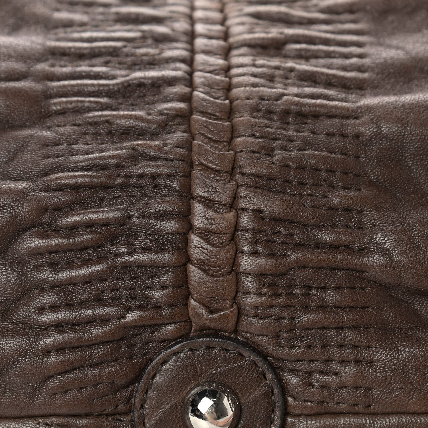 Christian Dior Lambskin Karenina Large Tote Brown 14 of 22