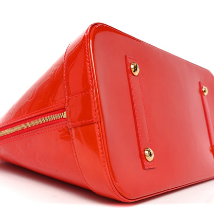 Louis Vuitton Vernis Alma GM Rouge Grenadine 8 of 9