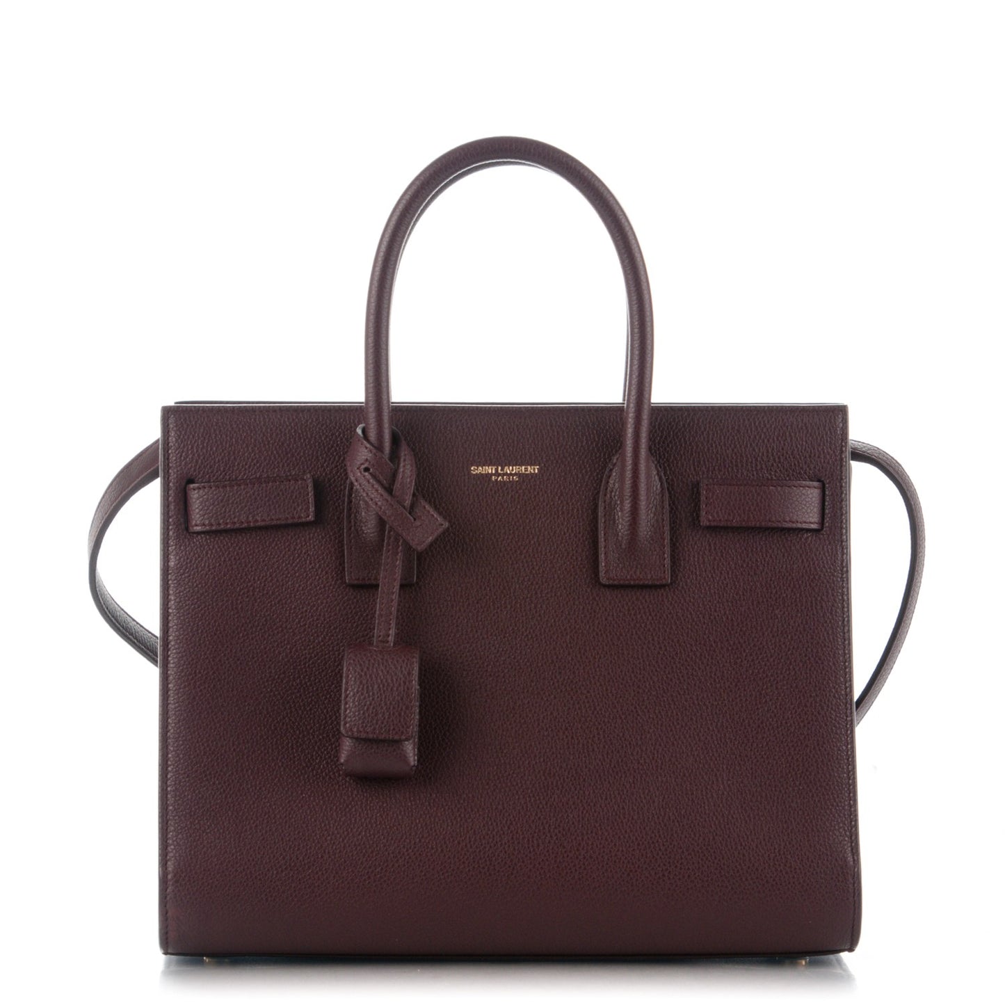 Grained Calfskin Baby Sac De Jour Bordeaux