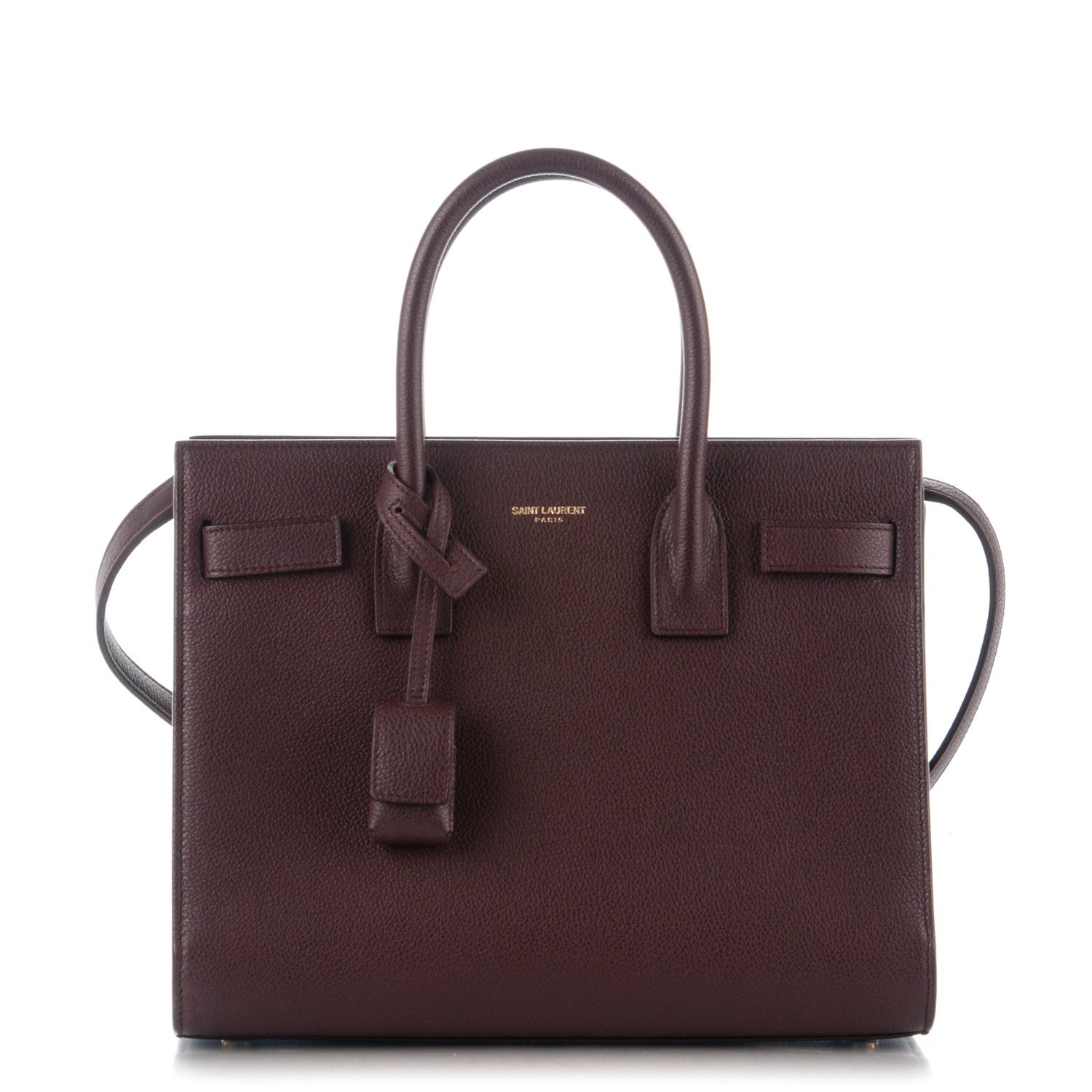 Saint Laurent Grained Calfskin Baby Sac De Jour Bordeaux 1 of 7