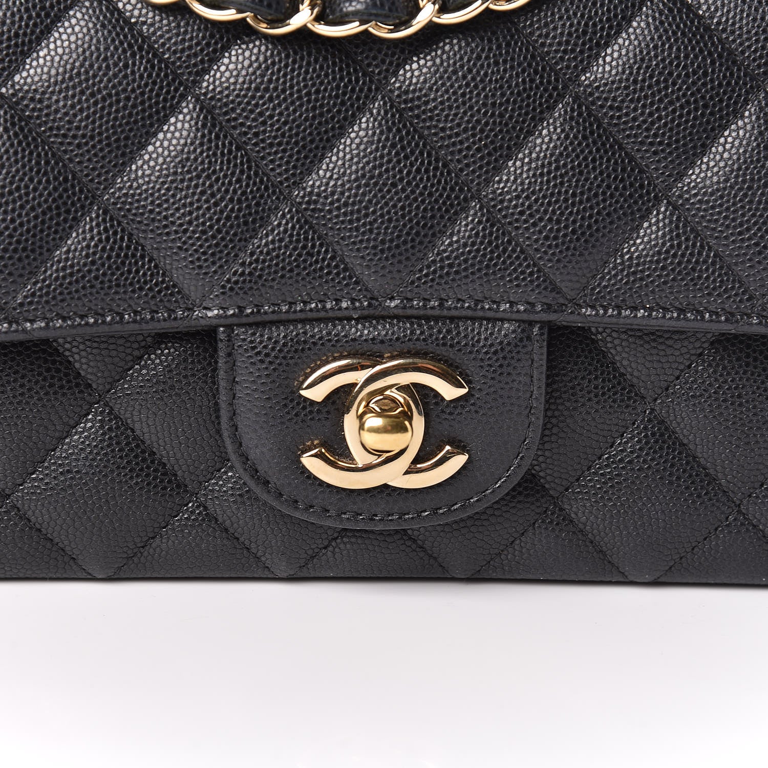 Chanel Caviar Quilted Mini Rectangular Flap Black 10 of 12