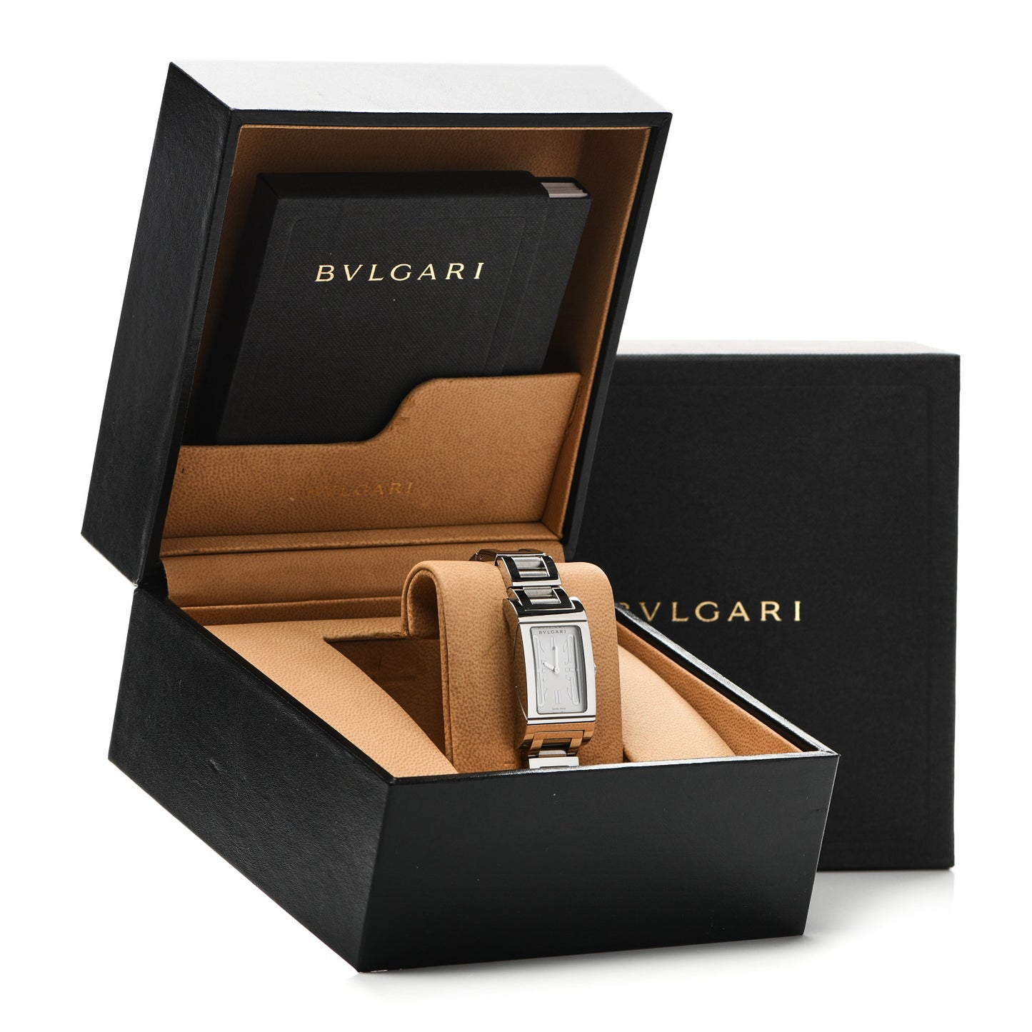 Stainless Steel 21mm Rettangolo Quartz Watch