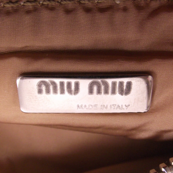 Miu Miu Leather Small Wristlet White 7 of 11