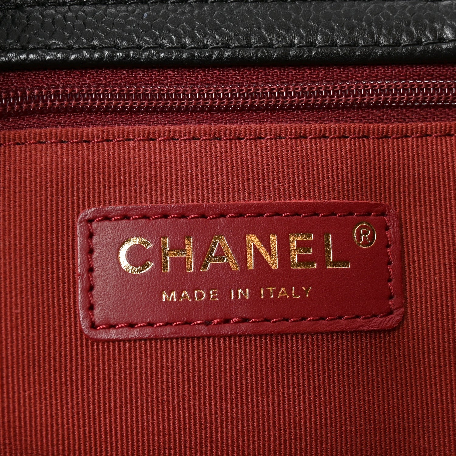 Chanel Caviar Quilted Shopping Tote Black 6 of 10