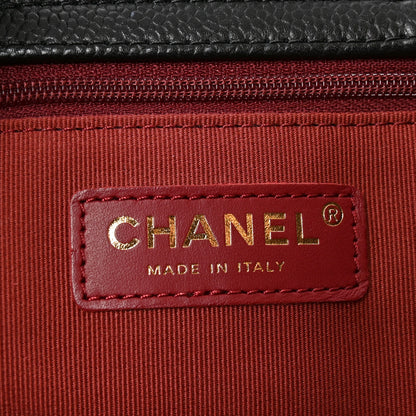 Chanel Caviar Quilted Shopping Tote Black 6 of 10