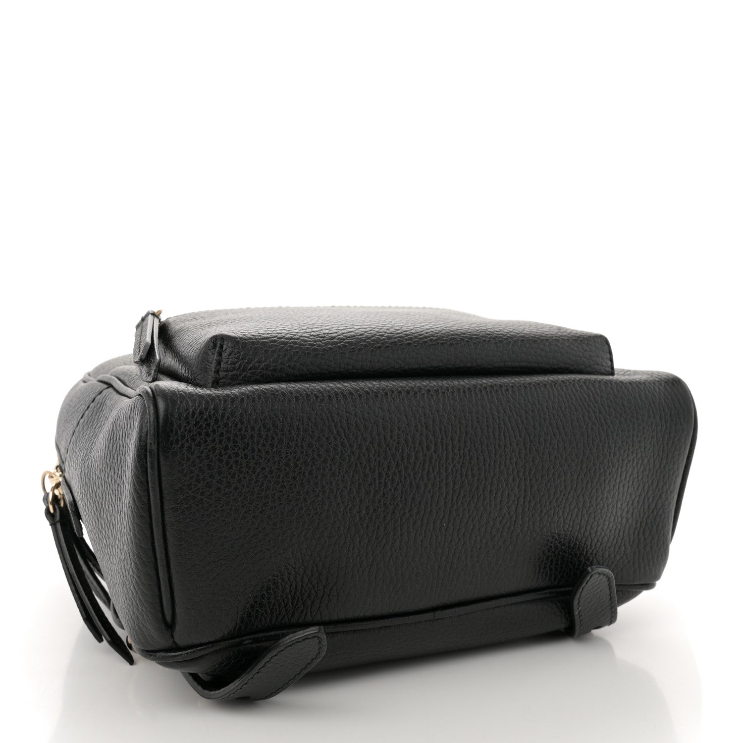 Gucci Pebbled Calfskin Soho Chain Backpack Black 4 of 12