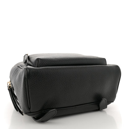 Gucci Pebbled Calfskin Soho Chain Backpack Black 4 of 12