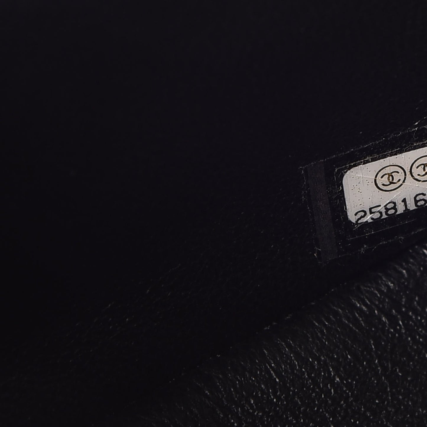 Caviar Quilted Mini Square Flap Black