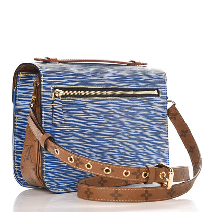 Louis Vuitton Epi Reverse Monogram Pochette Metis Denim Light 3 of 7