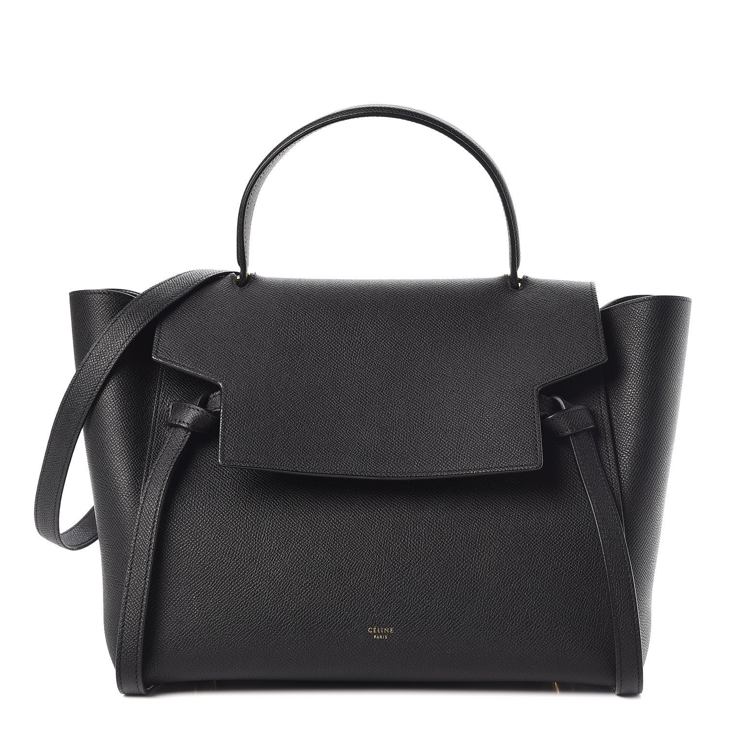 Celine Grained Calfskin Mini Belt Bag Black 1 of 10