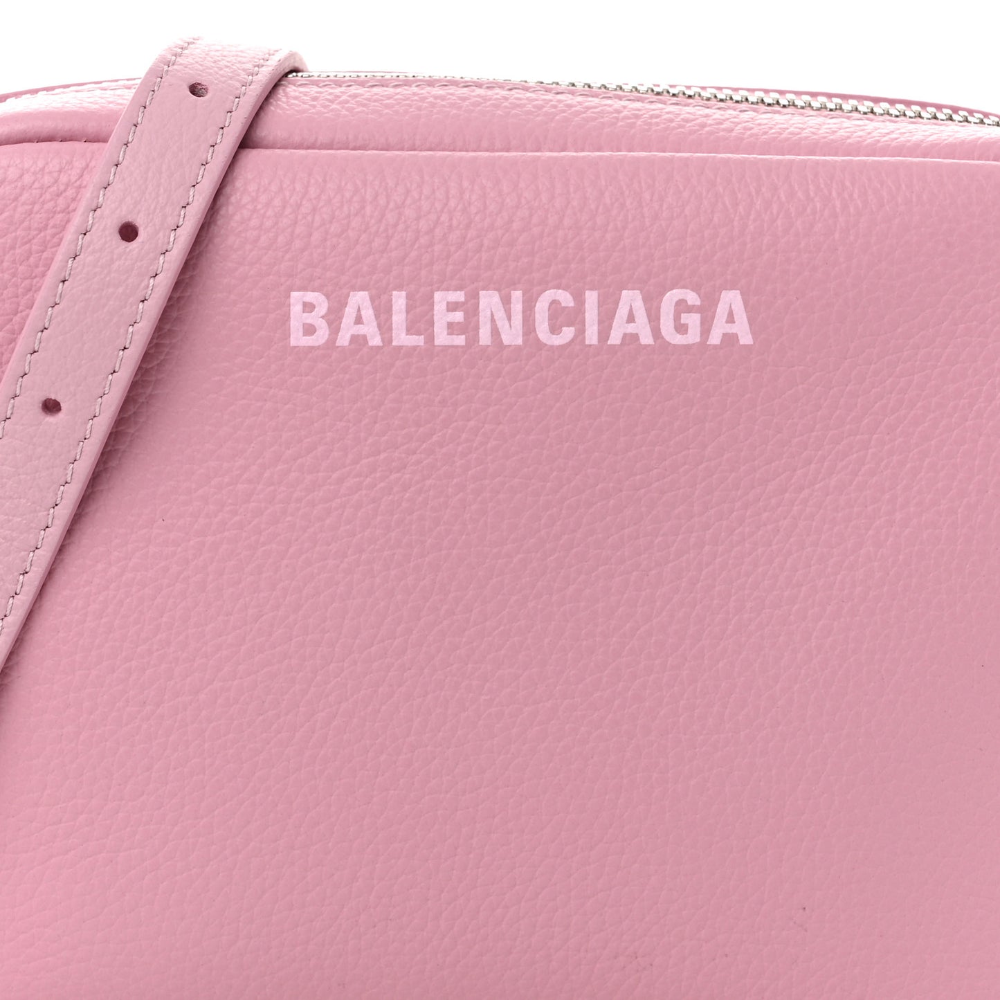 Calfskin Logo S Everyday Camera Shoulder Bag Pink