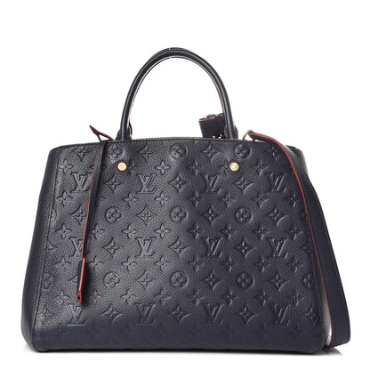 Louis Vuitton Empreinte Montaigne GM Marine Rouge 1 of 14