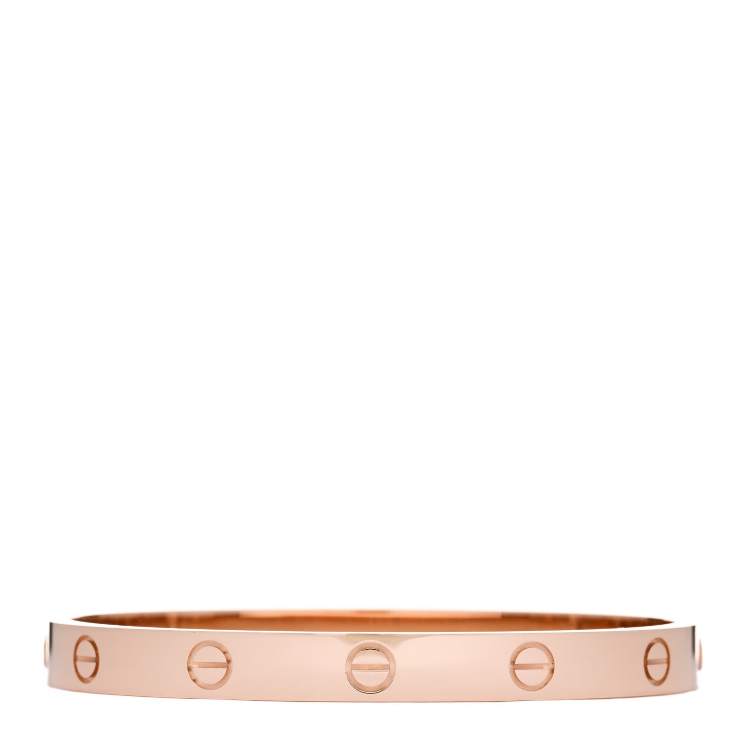Cartier 18K Pink Gold LOVE Bracelet 17 2 of 9