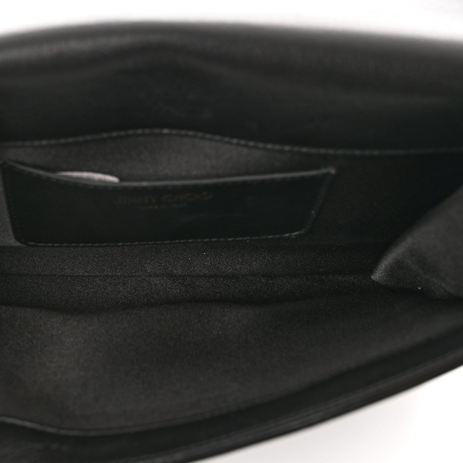Jimmy Choo Suede Varenne Chain Clutch Black 5 of 8