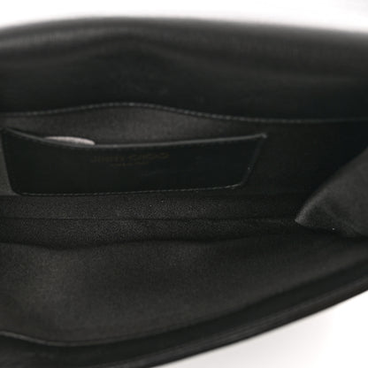 Jimmy Choo Suede Varenne Chain Clutch Black 5 of 8