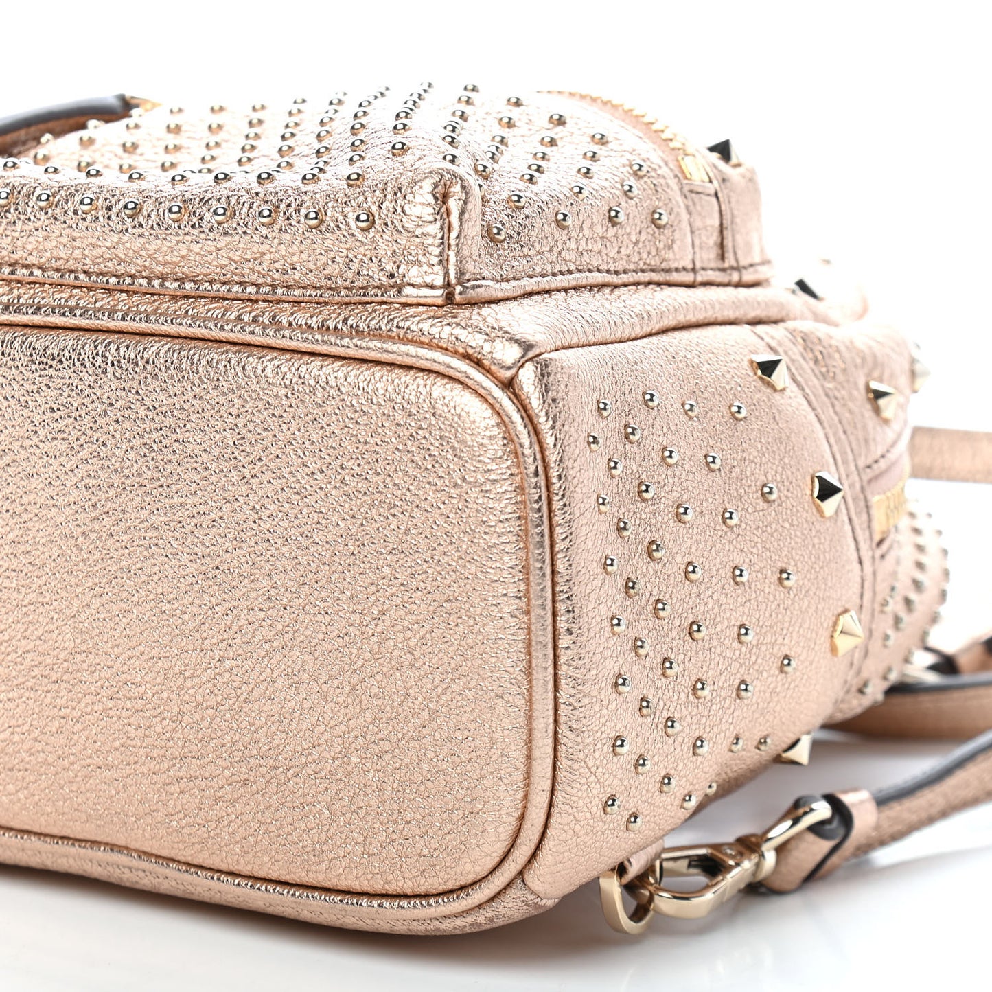 Metallic Calfskin Stud X-Mini Stark Bebe Boo Backpack