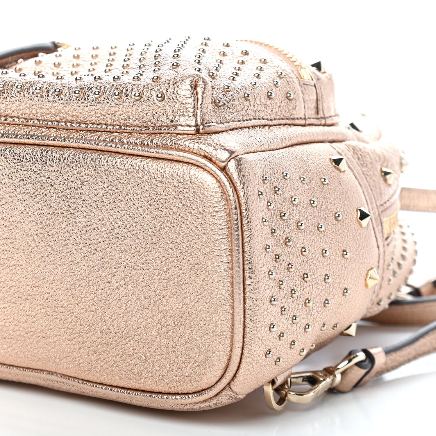 MCM Metallic Calfskin Stud X-Mini Stark Bebe Boo Backpack 9 of 9