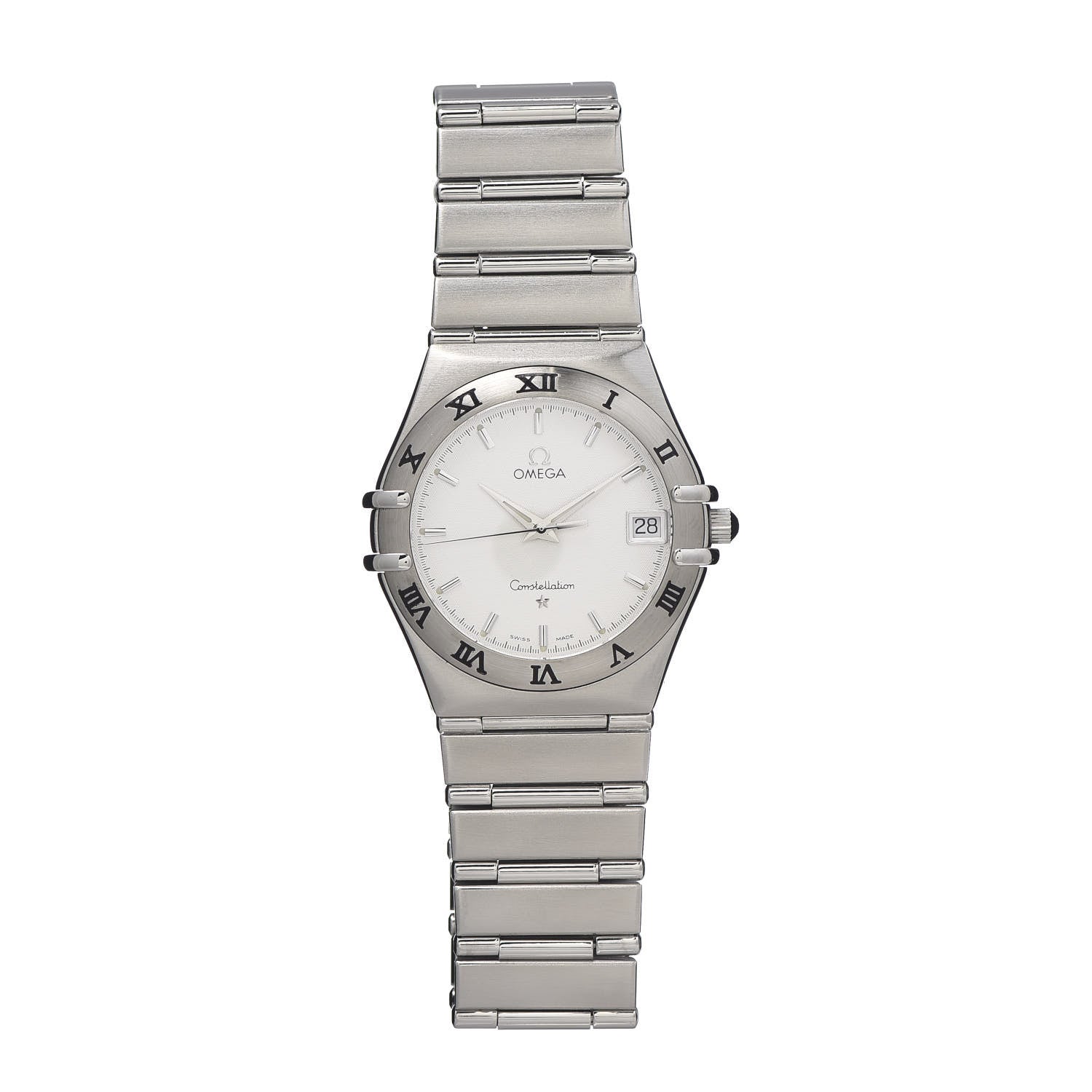 Omega Stainless Steel 33mm Constellation Quartz Watch White 1512.30 1 of 5