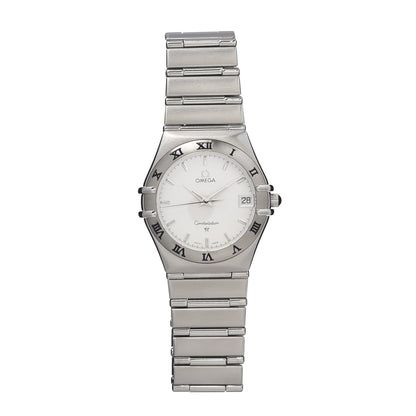 Omega Stainless Steel 33mm Constellation Quartz Watch White 1512.30 1 of 5