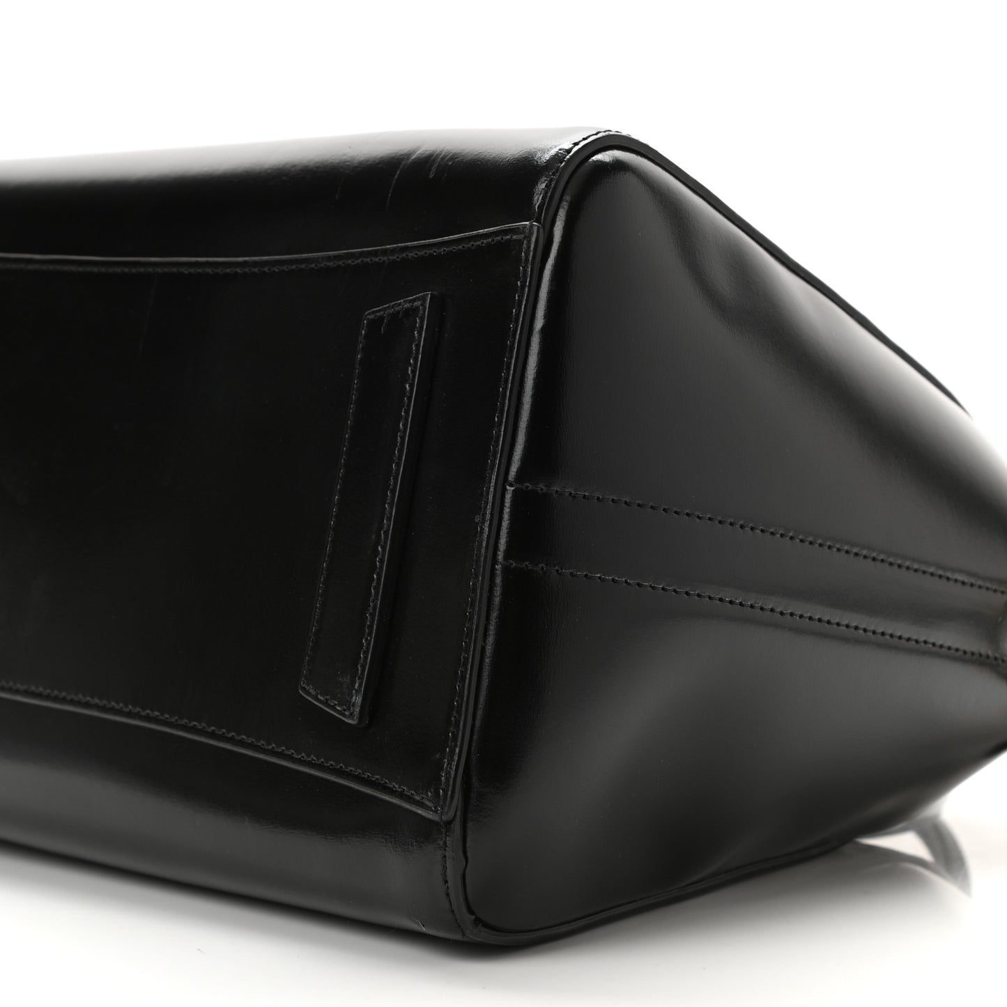 Shiny Lord Calfskin Medium Antigona Black