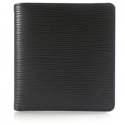 Louis Vuitton Epi Billfold Wallet 6 Cards Slots Black 1 of 7