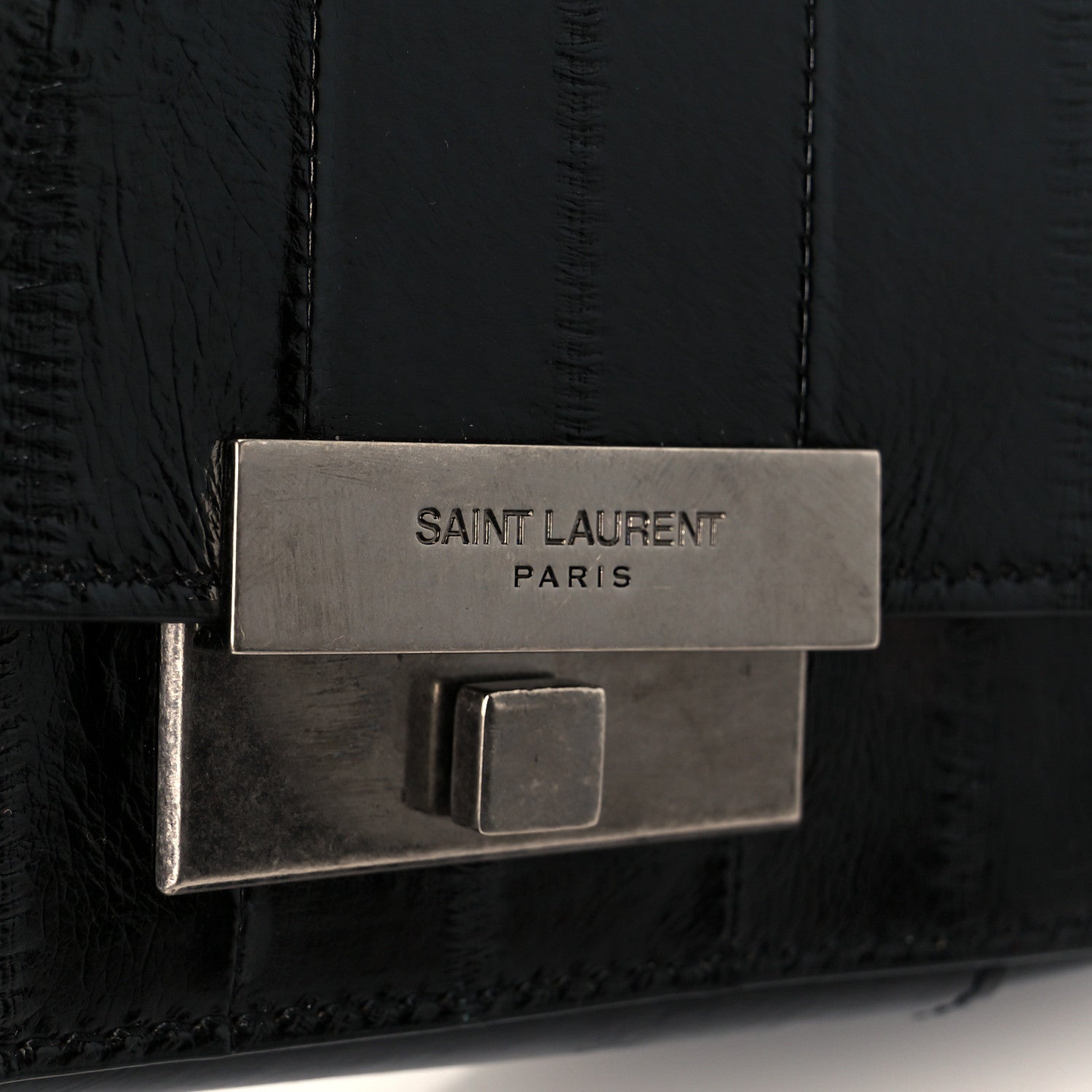 Saint Laurent Crinkled Matelasse Betty Messenger Black 9 of 12