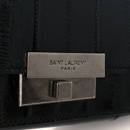 Saint Laurent Crinkled Matelasse Betty Messenger Black 9 of 12