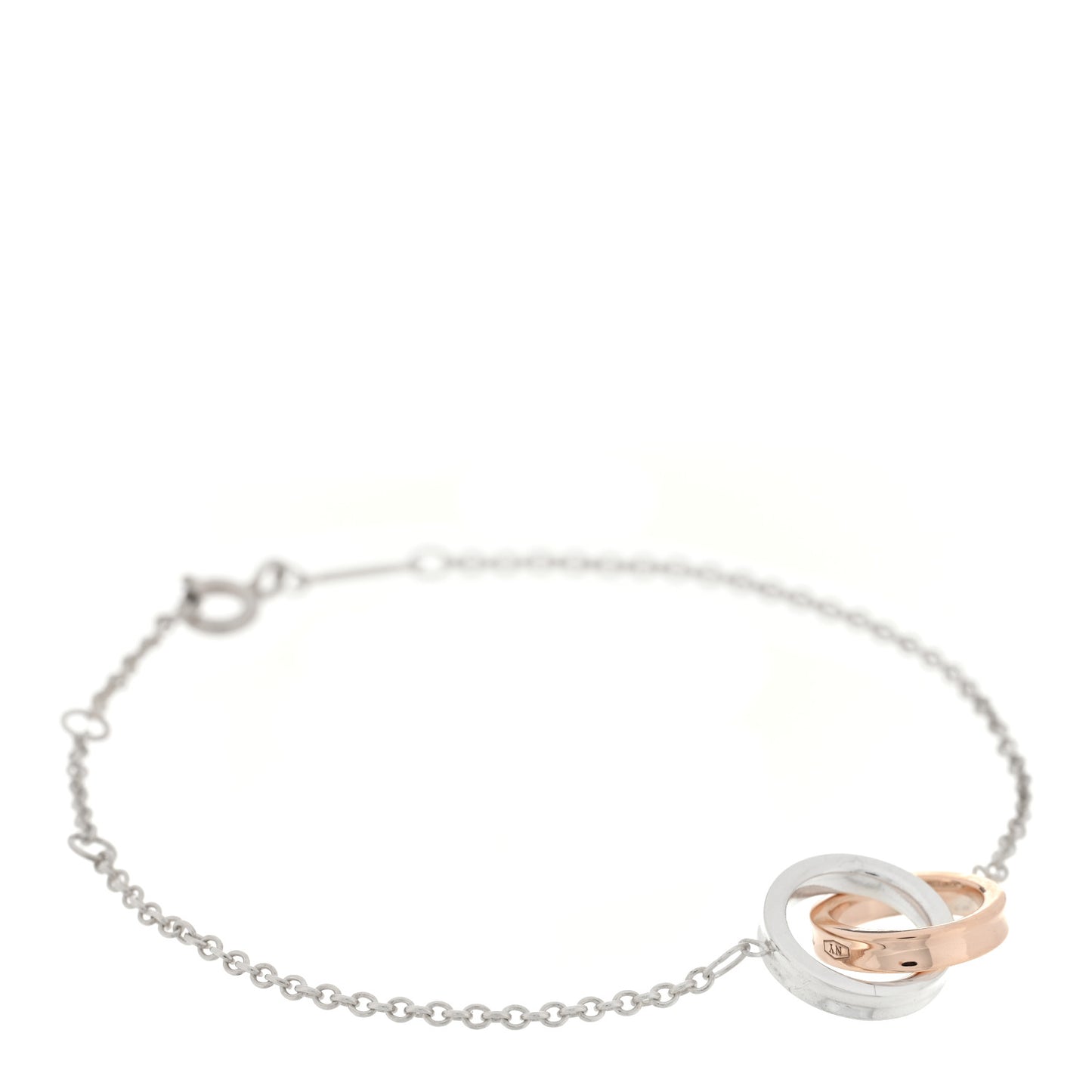 Sterling Silver Rubedo 1837 Interlocking Bracelet