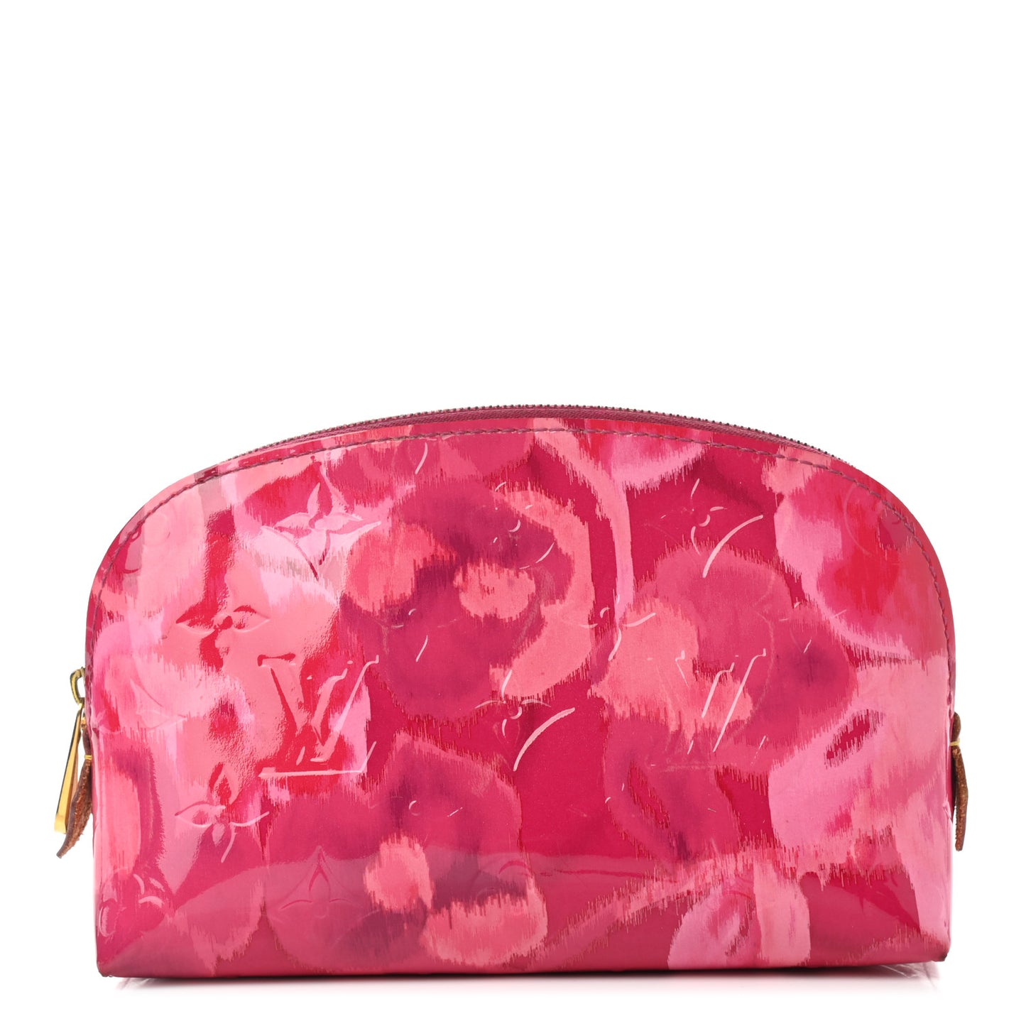 Vernis Ikat Cosmetic Pouch Rose Indien