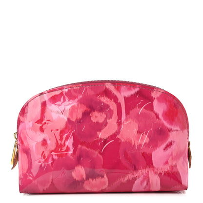 Louis Vuitton Vernis Ikat Cosmetic Pouch Rose Indien 1 of 9