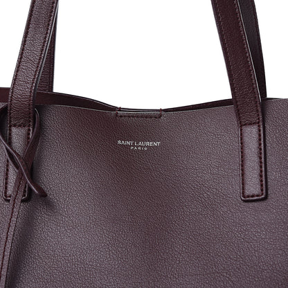 Saint Laurent Calfskin Large Fringe Shopping Tote Amaranto 10 of 11