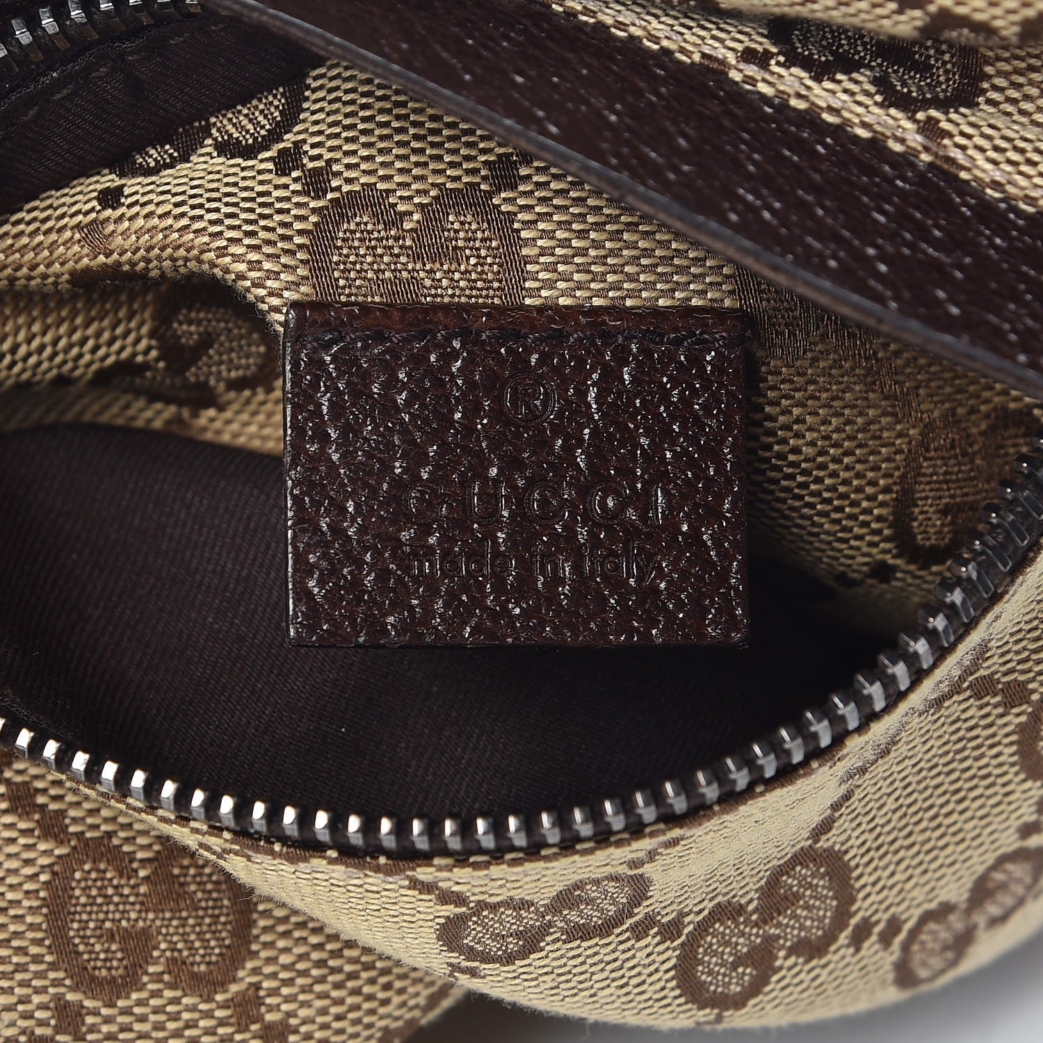 Gucci Monogram Web Belt Bag Dark Brown 7 of 9
