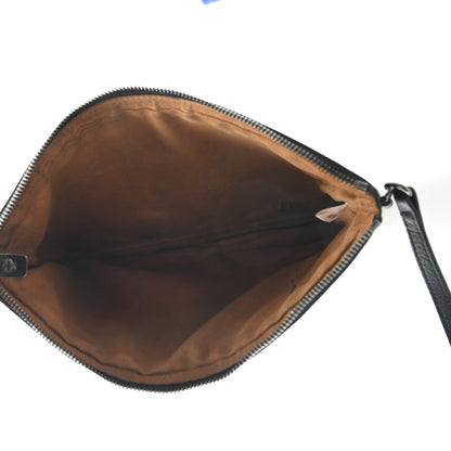 MCM Visetos Liz Shopper Tote Pouch Black 4 of 7