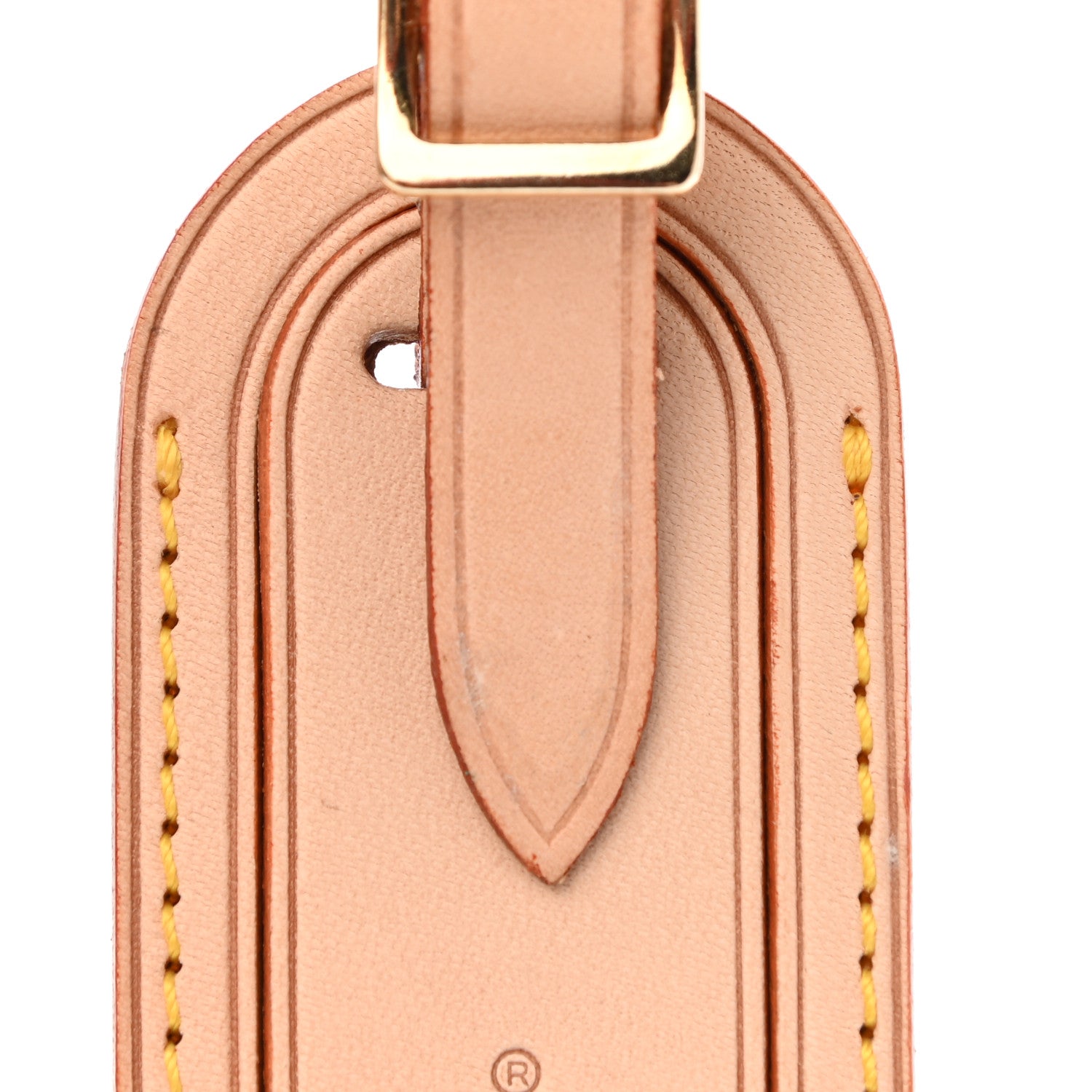 Louis Vuitton Vachetta Leather Luggage Tag 5 of 5