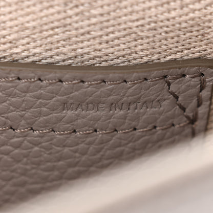 Chloe Grained Calfskin Small Marcie Saddle Bag Cashmere Grey 7 of 11
