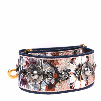 Christian Dior Canvas Embroidered Studded KaleiDiorscopic Shoulder Strap Multicolor 3 of 6