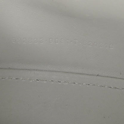 Balenciaga Box Calfskin Graffiti Logo Hourglass Top Handle Bag XS White Light Silver 7 of 11