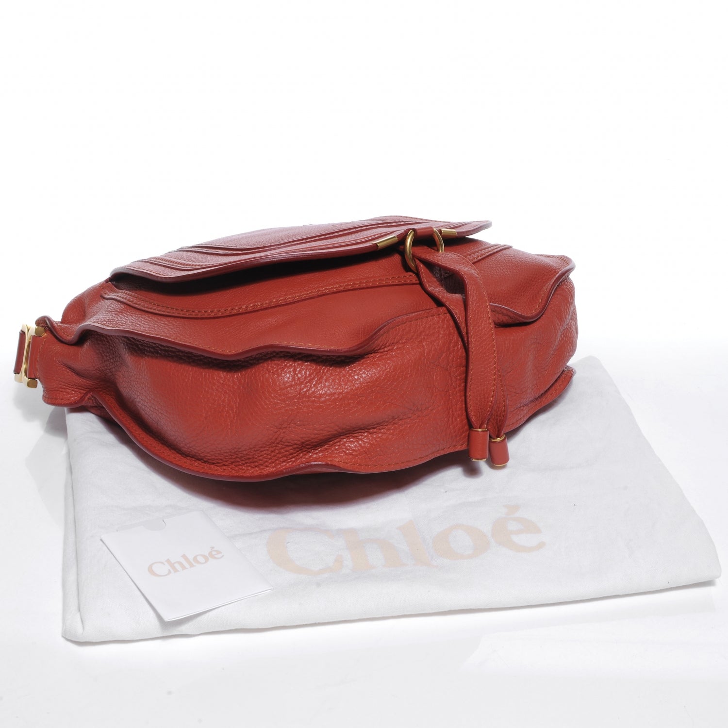 Chloe Calfskin Medium Marcie Hobo Orange 4 of 8