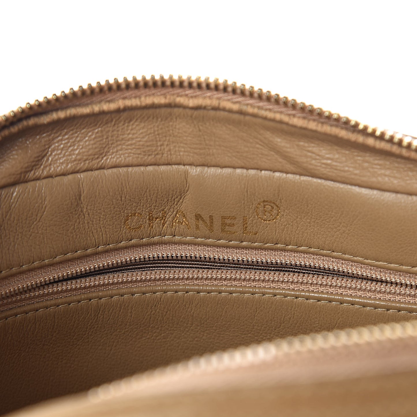 Lambskin Quilted Flap Camera Case